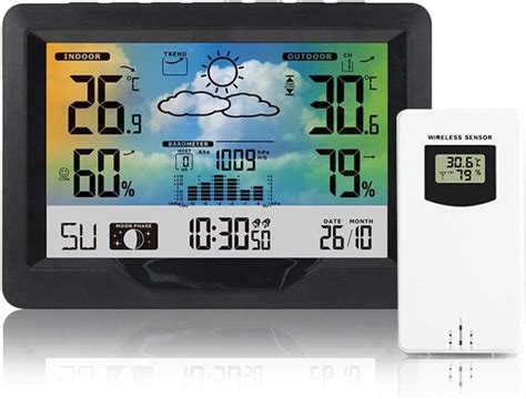 Estación meteorológica Inalámbrico Digital Termómetro para exteriores