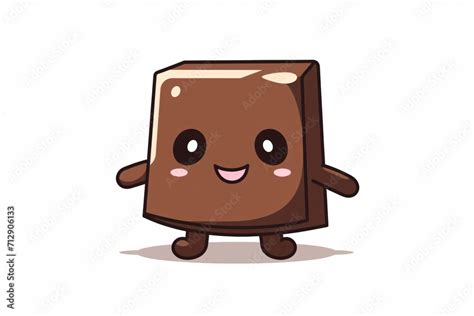 Cartoon Character Illustration Of Chocolate Stock Illustration Adobe