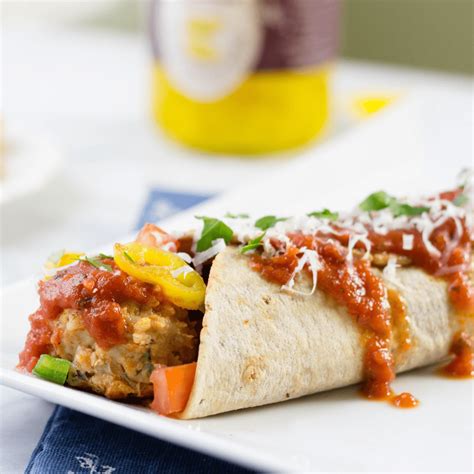 Easy Italian Meatball Wraps With Homeade Chicken Meatballs