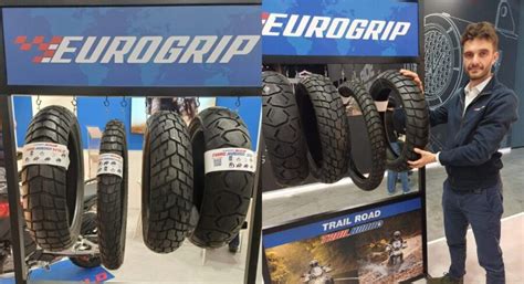 eurogrip tyres introduces  adventure range  eicma  milan