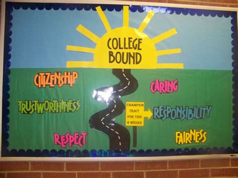 Champion Traits Bulletin Board College Bulletin Boards High School