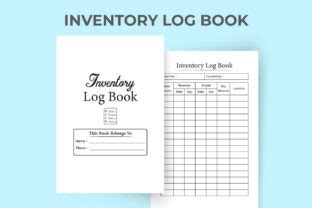 Inventory Log Book KDP Interior Vector Graphic By Iftikharalam