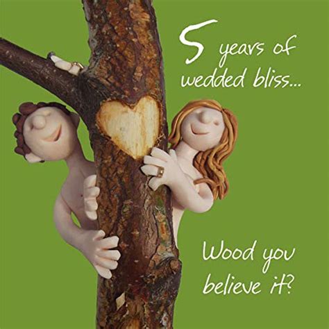 Holy Mackerel 5th Wedding Anniversary Card NxDeals