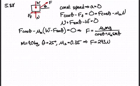 Solved A Box With Mass M Is Dragged Across A Level Floor With