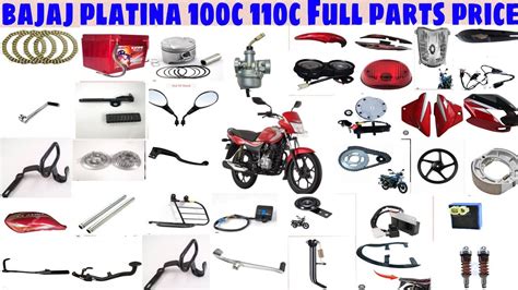 Bajaj Platina110 100 Full Parts Price Full Body Parts Price Platina