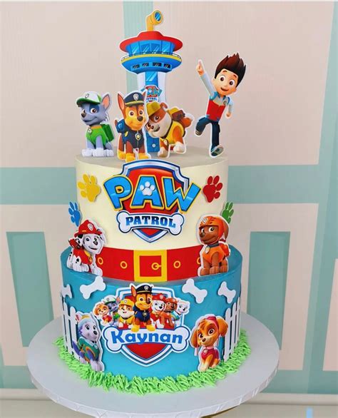 Paw Patrol Chase Cake Paw Patrol Birthday Party Cake Torta Paw Patrol