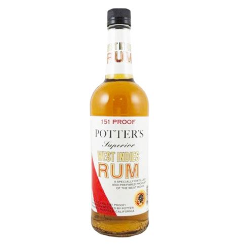 Potters 151 Rum 1000mlbot