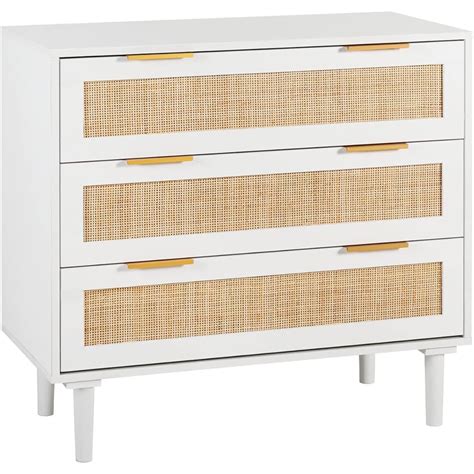 25 Mo Finance HOPUBUY 3 Drawer Dresser For Bedroom Rattan Dresser