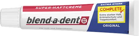 Blend A Dent Haftcreme Complete Original Extra Stark G Dauerhaft