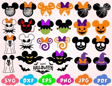 Mickey Mouse Svg Disney Halloween Svg File Disney Halloween Svg Disney