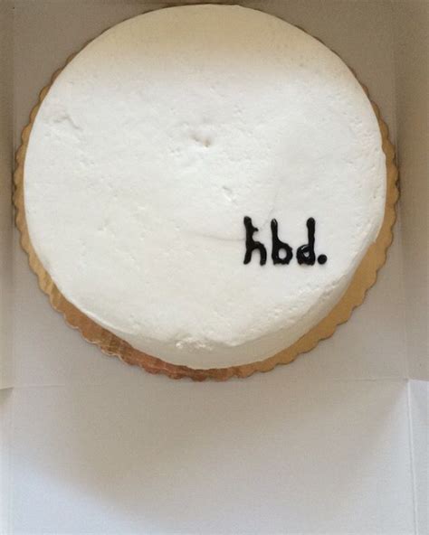 Happy birthday minimalist cake - lopersify