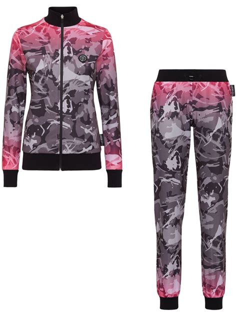 Plein Sport Camouflage Pattern Jogging Tracksuit Farfetch