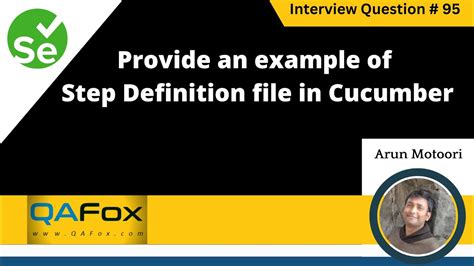 Provide An Example Of Step Definition File In Cucumber Selenium