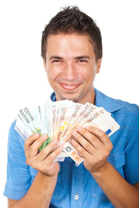 Laughing man won money stock image. Image of laughing - 15628763