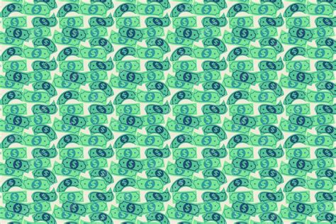 Free Vector Dollar Sign Pattern Background