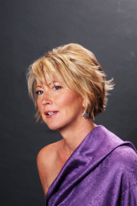 Short Layered Cut with Caramel Lowlights | Short layer cut, Layered