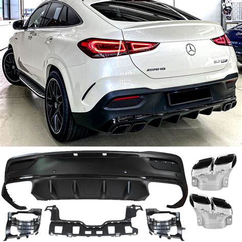 Mercedes C Diffusor Amg Gle Look Mit Amg Paket Blenden Chrome