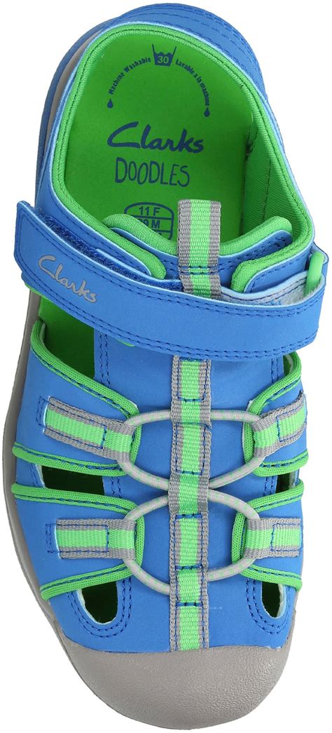 Clarks Beach Mate Infant Blue Synthetic 26117843 Boys Sandals