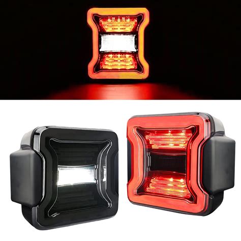 YOMTOVM LED Tail Lights With Reverse Light Turn Signal Lamp Running