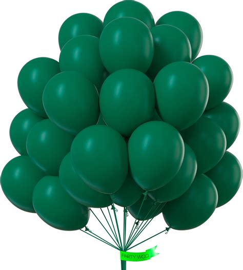 Amazon Forest Green Latex Balloons Pack Premium