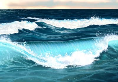 Paint Water Waves And Ocean In Photoshop Cgcreativeshop