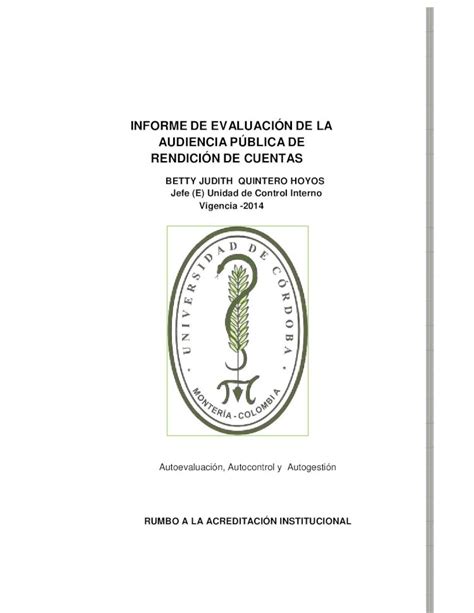 PDF INFORME DE EVALUACIÓN AUDIENCIA PÚBLICA DE RENDICIÓN DE