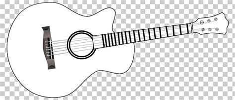 Electric Guitar Black And White Line Art PNG, Clipart, Acoustic Guitar, Angle, Bass Guitar ...