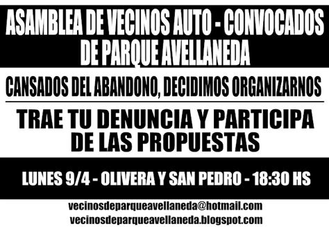 Vecinos Auto Convocados De Parque Avellaneda