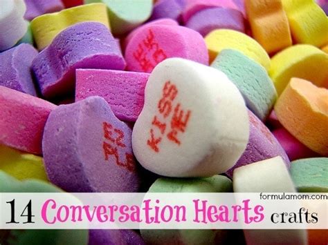 14 Conversation Hearts Crafts and Recipes • The Simple Parent