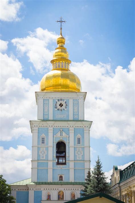 Iglesia De Stmichael En Kiev Famosa Catedral Antigua De Ucrania