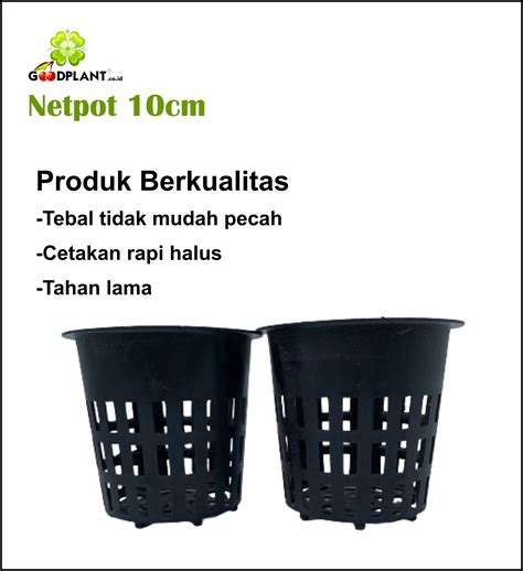 Net Pot 10cm Hitam GOODPLANT Toko Dan Kebun Hidroponik 0822 2727 3232