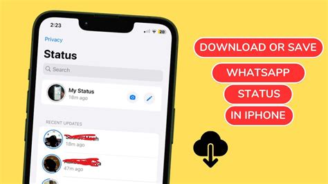 How To Download Whatsapp Status In Iphone Save Whatsapp Status In Iphone My Personal Method