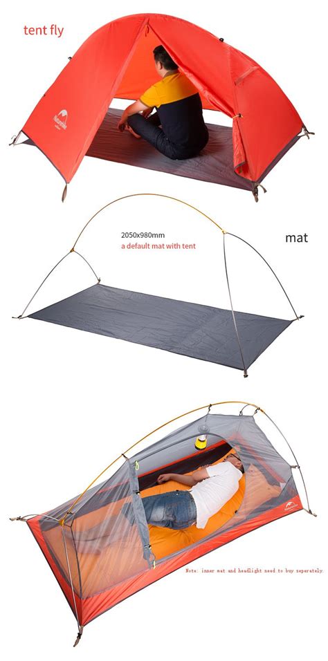 13kg Naturehike Tent 20d Silicone Fabric Ultralight 1 Person Double