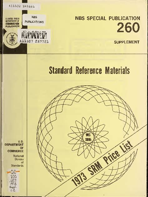 Fillable Online Nvlpubs Nist Standard Reference Materials Srm