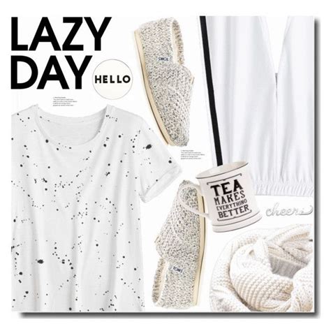 White Top For Lazy Day By Soks Liked On Polyvore Featuring Toms Lisa