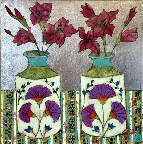 Emma Forrester Illustrious Iznik Vases Painting No Naked Walls