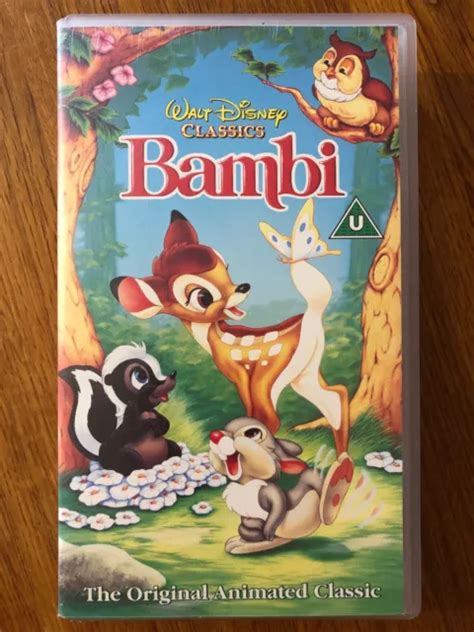 Walt Disney Classics Bambi Palvhs Tape Excellent Condition £495 Picclick Uk