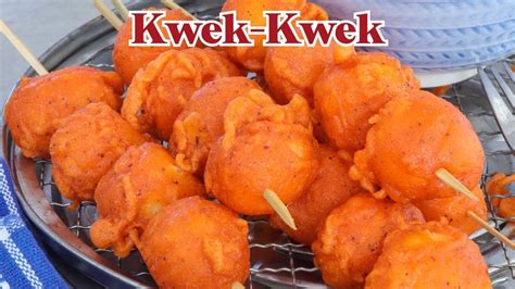 Kwek Kwek Orange Battered Quail Eggs Youtube