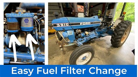 Ford 2000 Tractor Fuel Filter Replace