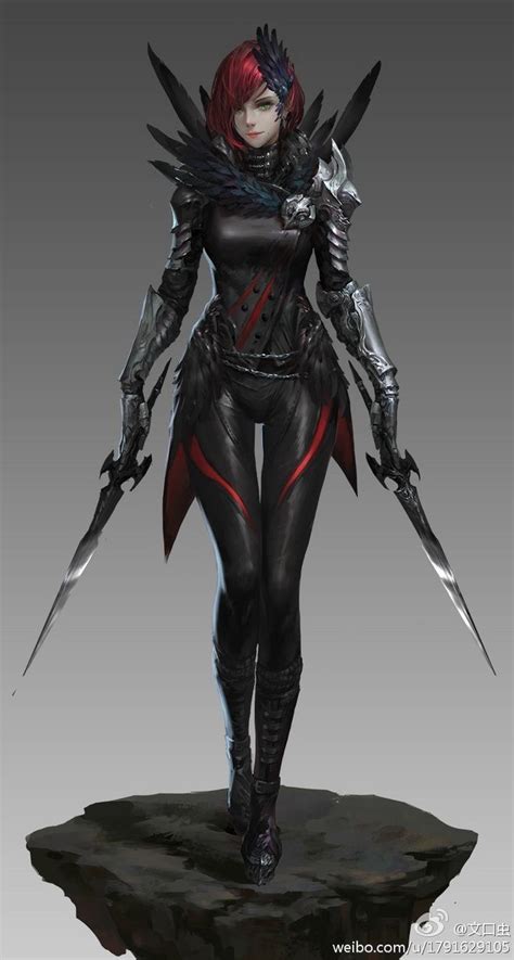 Image result for black and red armor female | Warrior woman, Character ...