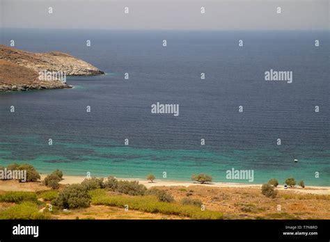 Greece Cyclades Islands Serifos Sikamia Beach Stock Photo Alamy