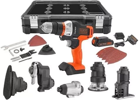 Kit Matrix 20v Multifunção 6 Em 1 Black Decker Biv C Maleta