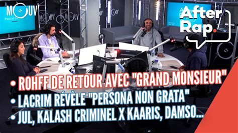 Rohff de retour avec Grand Monsieur Lacrim dévoile Persona Non