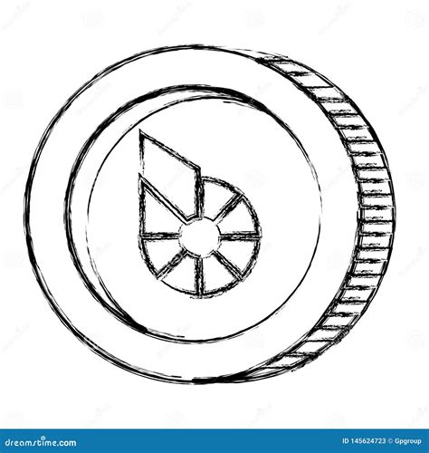 Icono Aislado Moneda De Los Biteshares De Cryptocurrency Ilustraci N