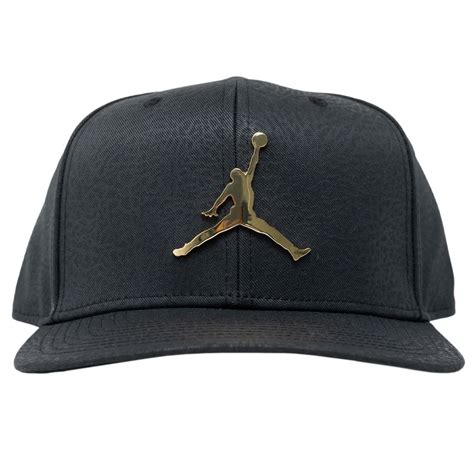 Jordan Men Jordan Pro Ingot Cap Black Metallic Gold