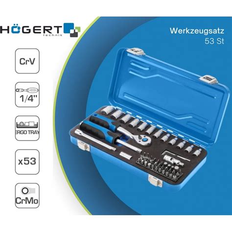 Högert HT1R485 set nasadnih ključeva 1 4 53 dijelni dobrestvari hr