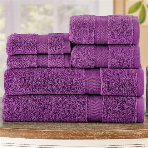 Zero Twist Bath Towel Set Set Of 6 Collections Etc