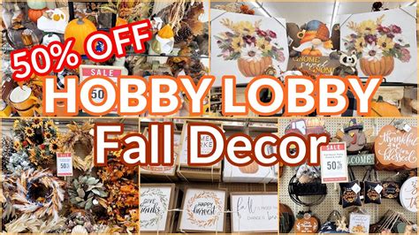 HOBBY LOBBY FALL DECOR 2022 SHOP WITH ME NEW DECOR FINDS YouTube