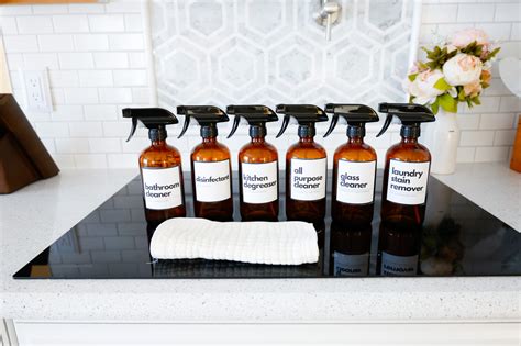 How To Make Printable Cleaning Labels Without A Cricut