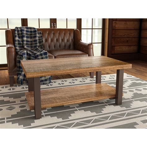 Loon Peak Somers 42 Woodmetal Coffee Table And Reviews Wayfair